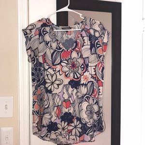 Express brand floral blouse size medium